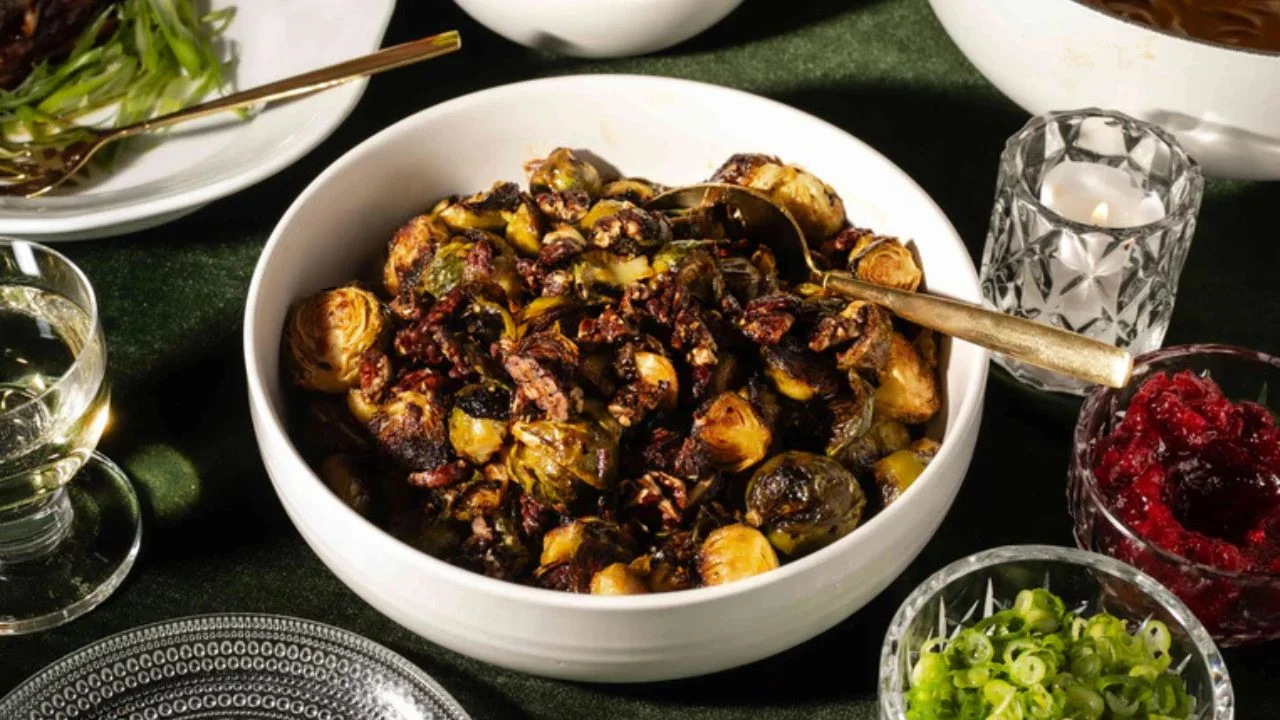 Brussels Sprouts with Gochujang Butter